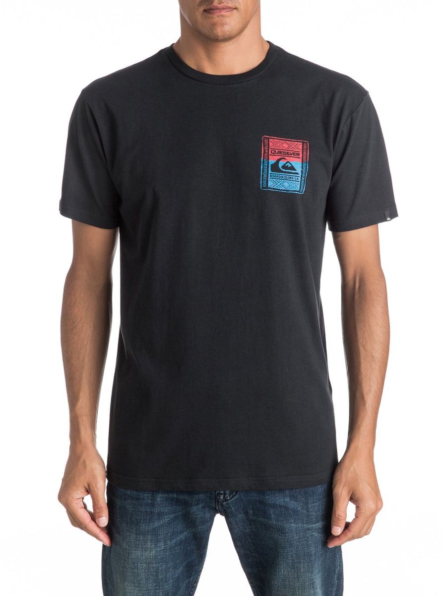 Футболка мужская Quiksilver, цвет: черный. EQYZT04296-KVJ0. Размер XL (52/54)EQYZT04296-KVJ0 Футболка мужская Quiksilver, цвет: черный. EQYZT04296-KVJ0. Размер XL (52/54)EQYZT04296-KVJ0Мужская футболка Quiksilver изготовлена из качественного материала. Модель выполнена с круглой горловиной и короткими рукавами.
