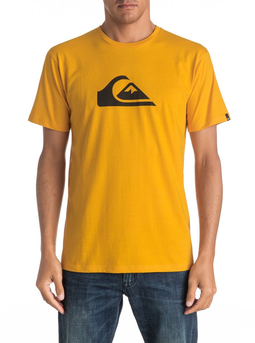 Футболка мужская Quiksilver, цвет: желтый. EQYZT04302-YKS0. Размер M (48/50)EQYZT04302-YKS0 Футболка мужская Quiksilver, цвет: желтый. EQYZT04302-YKS0. Размер M (48/50)EQYZT04302-YKS0Мужская футболка Quiksilver изготовлена из качественного натурального хлопка. Модель выполнена с круглой горловиной и короткими рукавами.