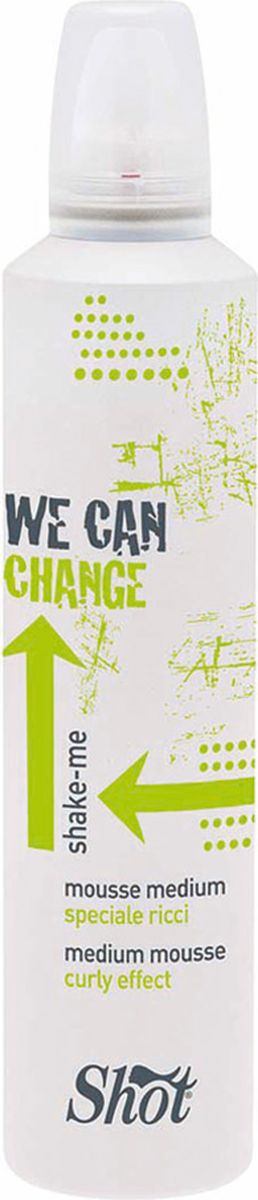 Shot We Can - Мусс экстрасильной фиксации 300 млSHWC107 Shot We Can - Мусс экстрасильной фиксации 300 млSHWC107Способ применения:Shot Мусс сверхсильной фиксации – революция в вопросе создания причесок и укладок любого типа. Средство с инновационной, деликатной формулой действует невероятно эффективно, позволяя за считанные минуты создать соблазнительный объем или укладку, о которой раньше Вы только мечтали. Мусс не утяжеляет волосы, позволяя моделировать их форму без потери эластичности, подвижности и мягкости. Натуральные смолы гарантируют отсутствие жирного блеска и защищают локоны от губительного действия солнца, влаги и прочих факторов агрессивной внешней среды.