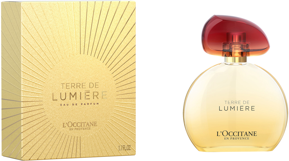LOccitane Парфюмированная вода TERRE DE LUMIERE 90 мл462157 LOccitane Парфюмированная вода TERRE DE LUMIERE 90 мл462157Нежный аромат, воплощающий безмятежность, порожденную провансальским светом, который во время «золотого часа» усиливает красоту пейзажей этого региона/ 50% ИНГРЕДИЕНТОВ TERRE DE LUMIERE ЯВЛЯЮТСЯ НАТУРАЛЬНЫМИ/ Их называют Pure Golds или Orpurs. На языке парфюмеров это редкие ингредиенты исключительного качества, лучшего урожая года. В сердце аромата уникальный аккорд лавандового меда, согревающий и дарящий комфорт