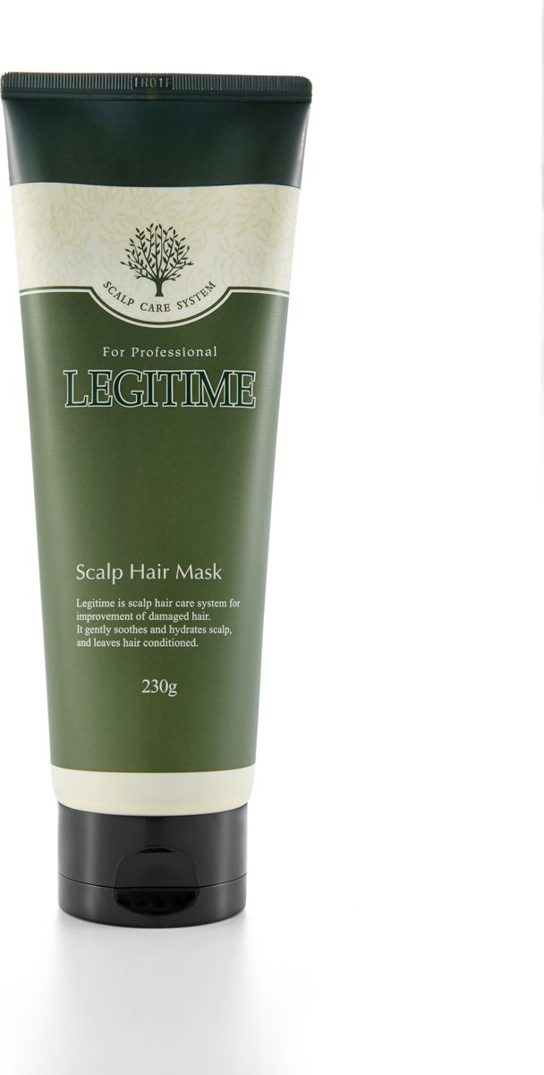 Legitime, Маска для волос и кожи головы, Scalp Hair, 230г8803348018650 Legitime, Маска для волос и кожи головы, Scalp Hair, 230г8803348018650Линейка продуктов Legitime разработана для профессионального ухода за волосами и кожей головы в домашних условиях. Маска для волос содержит цинк пиритион – комплекс активных веществ, содержащих цинк, и климбазол, которые эффективно борются с бактериями, вызывающими появление перхоти и являющимися причиной выпадения волос, снимают раздражение и зуд. Растительный комплекс, включающий экстракты пяти растений (розмарин, лаванда, перечная мята, ромашка и бергамот) обладает антиоксидантным эффектом, успокаивает и восстанавливает поврежденную кожу головы. Ментол дарит ощущение свежести и чистоты. Рекомендуется для всех типов кожи