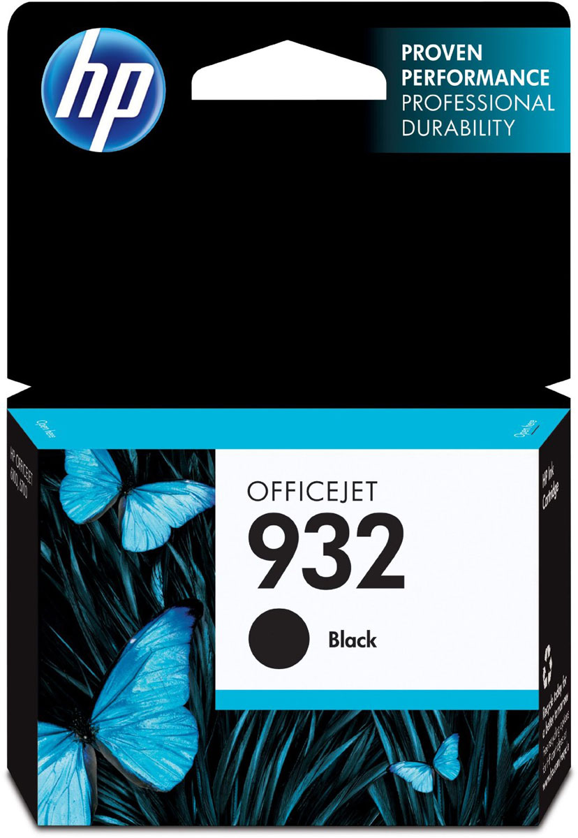 HP CN057AE (932), Black картридж струйный для OfficeJet 6100/7612/6700/7110/7510