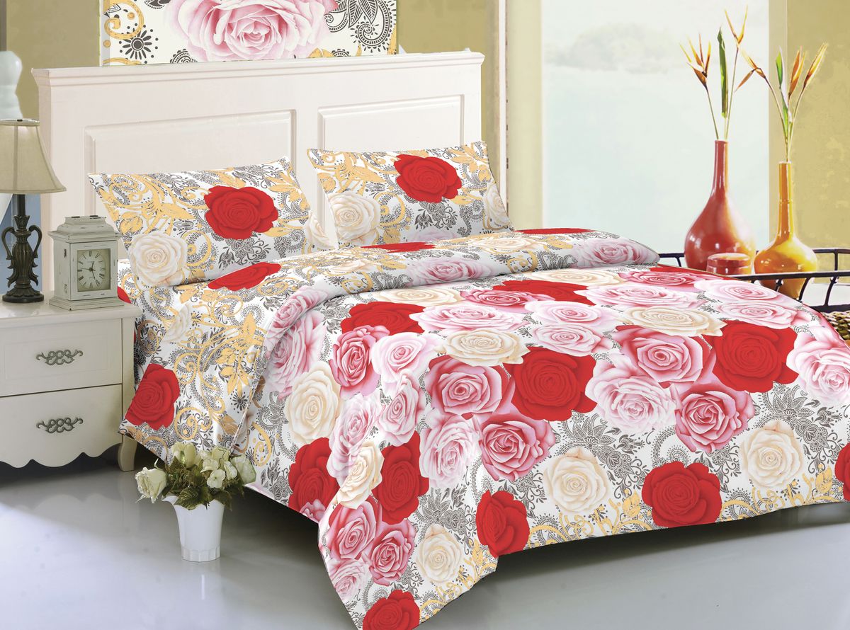 Комплект белья Amore Mio Allison, 1,5-спальный, наволочки 70x70, цвет: молочный, розовый, красный, бежевый, серый82607 Комплект белья Amore Mio Allison, 1,5-спальный, наволочки 70x70, цвет: молочный, розовый, красный, бежевый, серый82607Amore Mio – Комфорт и Уют - Каждый день! Amore Mio предлагает оценить соотношению цены и качества коллекции. Разнообразие ярких и современных дизайнов прослужат не один год и всегда будут радовать Вас и Ваших близких сочностью красок и красивым рисунком. Мако-сатина - Свежее решение, для уюта на даче или дома, созданное с любовью для вашего комфорта и отличного настроения! Нано-инновации позволили открыть новую ткань, полученную, в результате высокотехнологического процесса, сочетает в себе широкий спектр отличных потребительских характеристик и невысокой стоимости. Легкая, плотная, мягкая ткань, приятна и практична с эффектом «персиковой кожуры». Отлично стирается, гладится, быстро сохнет. Дисперсное крашение, великолепно передает качество рисунков, и необычайно устойчива к истиранию. Пр