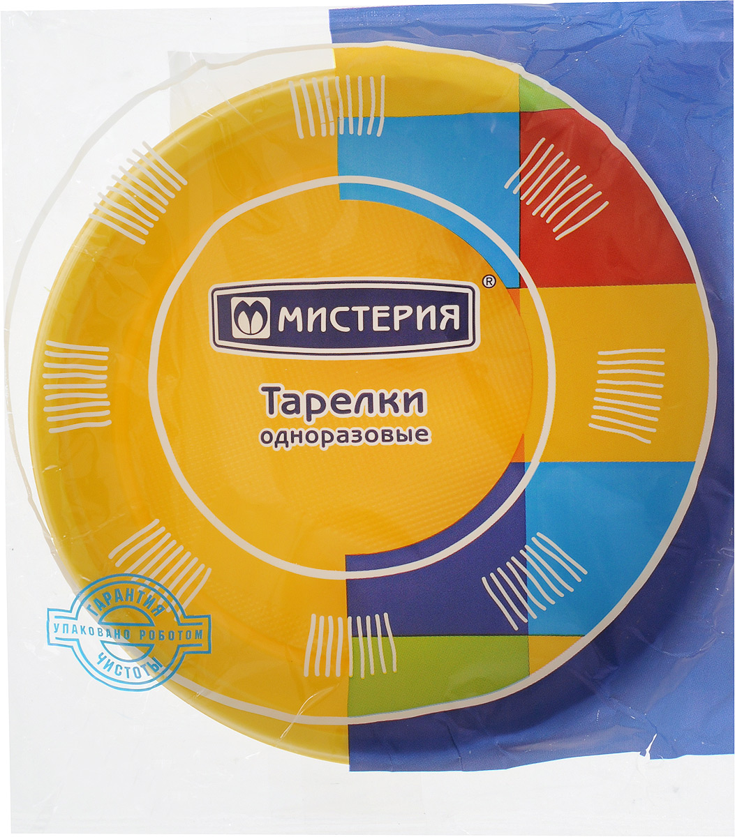 Набор одноразовых десертных тарелок Мистерия, цвет: желтый, диаметр 17 см, 12 шт183570 Набор одноразовых десертных тарелок Мистерия, цвет: желтый, диаметр 17 см, 12 шт183570Набор Мистерия состоит из 12 круглых десертных тарелок, выполненных из полистирола и предназначенных для одноразового использования. Подходят для холодных и горячих пищевых продуктов.Одноразовые тарелки будут незаменимы при поездках на природу, пикниках и других мероприятиях. Они не займут много места, легки и самое главное - после использования их не надо мыть.Диаметр тарелки: 17 см.Высота тарелки: 1,5 см.