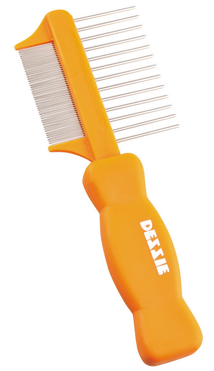 Расческа для грызунов Dezzie, двухсторонняя, длина 13,6 см5630600 Расческа для грызунов Dezzie, двухсторонняя, длина 13,6 см5630600Расческа двухсторонняя Dezzie для ежедневного ухода за грызунами сделает процедуру расчесывания безболезненной и приятной для питомца. Эргономичная ручка удобна в использовании.Длина расчески: 13,6 см.