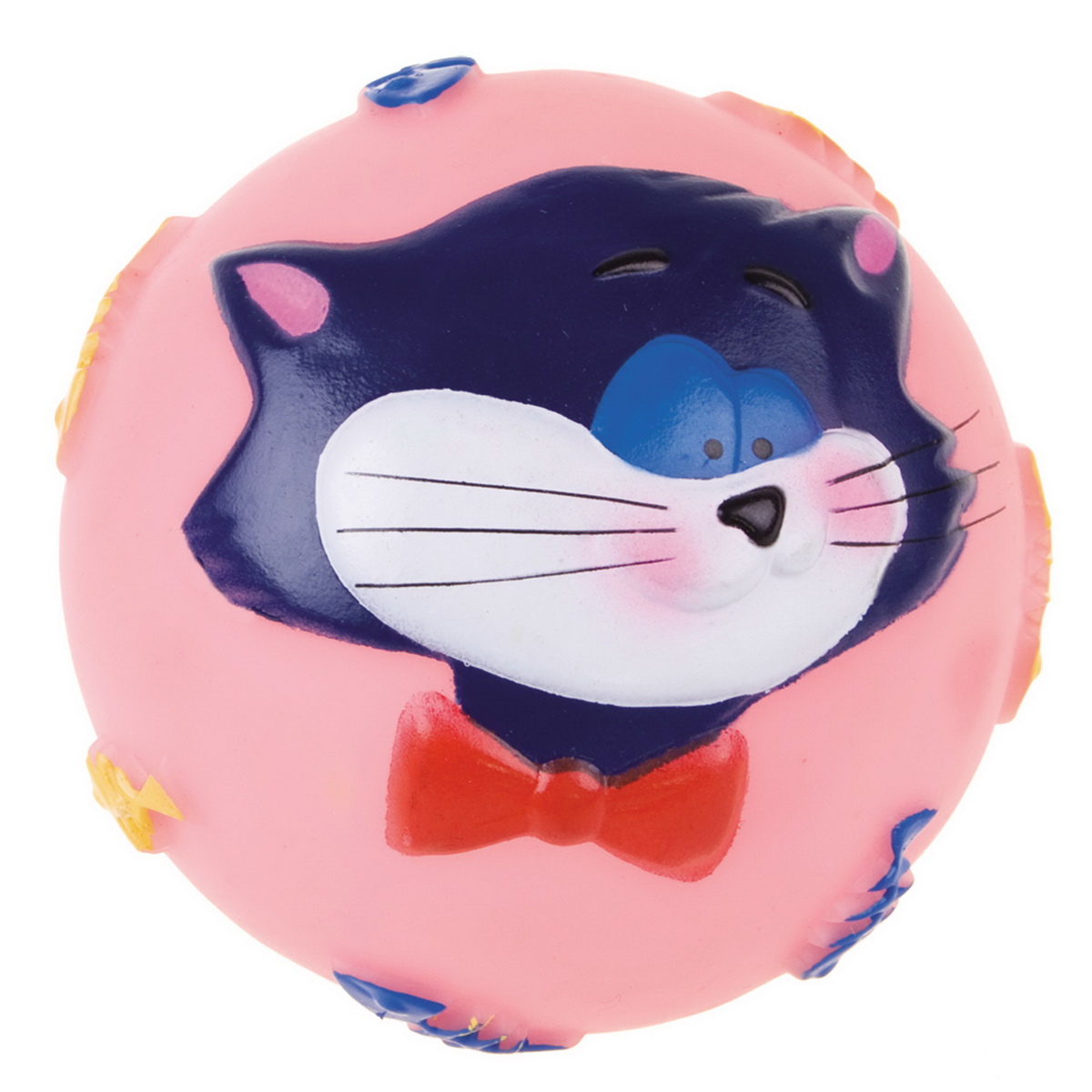 Игрушка для собак Dezzie Мяч. Кошачья улыбка, диаметр 7,5 см5604124 Игрушка для собак Dezzie Мяч. Кошачья улыбка, диаметр 7,5 см5604124Игрушка для собак Dezzie Мяч. Кошачья улыбка изготовлена из винила в виде мяча с изображением кота. Такая игрушка практична, функциональна и совершенно безопасна для здоровья животного. Ее легко мыть и дезинфицировать. Игрушка очень легкая, поэтому собаке совсем нетрудно брать ее в пасть и переносить с места на место. Игрушка для собак Dezzie Мяч. Кошачья улыбка станет прекрасным подарком для неугомонного четвероногого питомца.Диаметр мяча: 7,5 см.