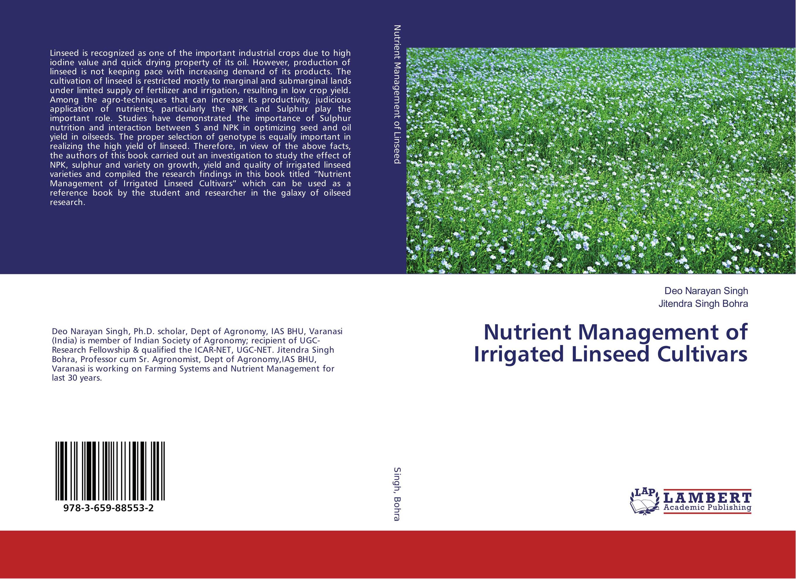 Nutrient Management of Irrigated Linseed Cultivars genetic diversity in linseed