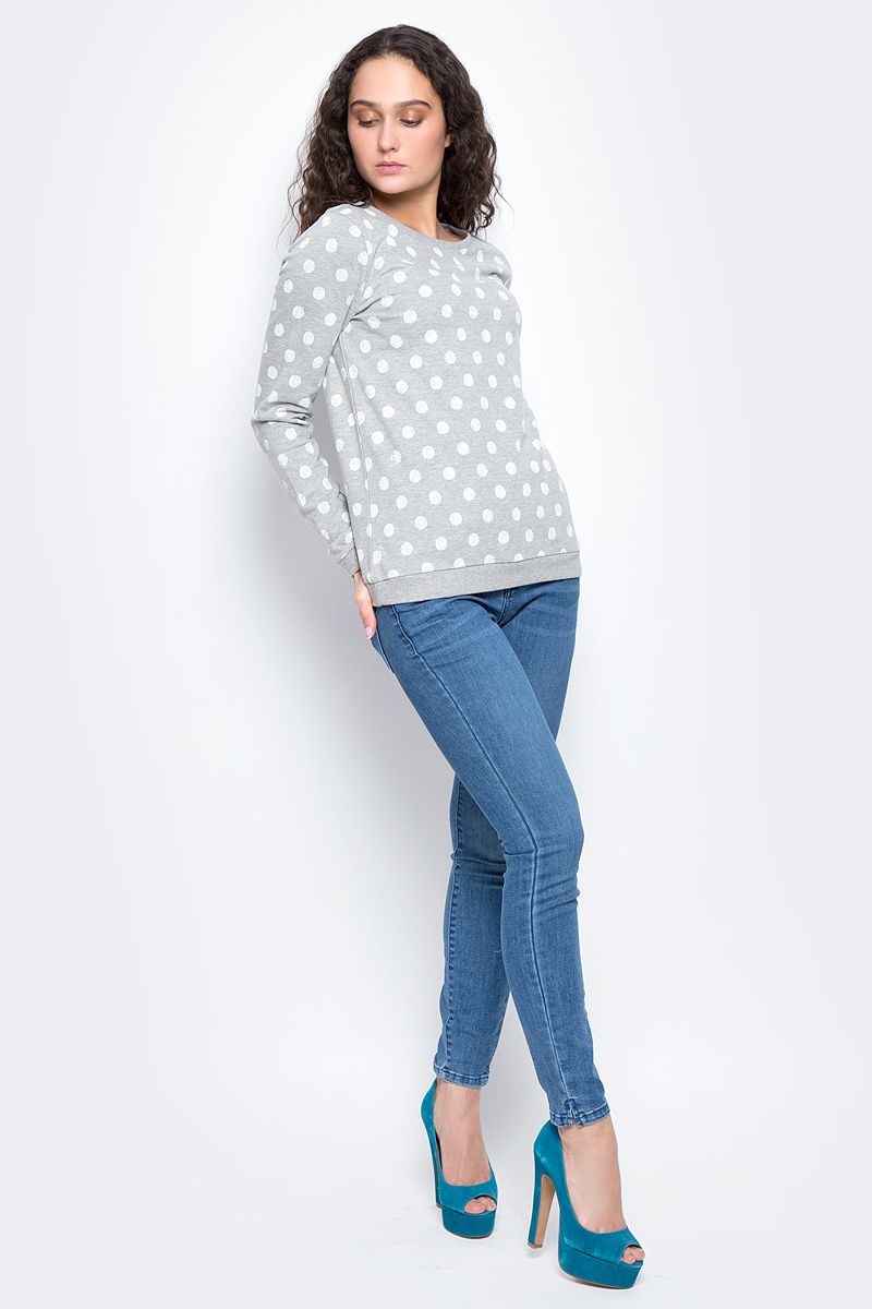 Свитшот женский Tom Tailor Denim, цвет: светло-серый. 2531029.01.71_2707. Размер M (46)2531029.01.71_2707 Свитшот женский Tom Tailor Denim, цвет: светло-серый. 2531029.01.71_2707. Размер M (46)2531029.01.71_2707Женский свитшот Tom Tailor Denim изготовлен из натурального хлопка. Модель с круглым вырезом и длинными рукавами. Низ изделия, горловина и рукава дополнены эластичной резинкой.