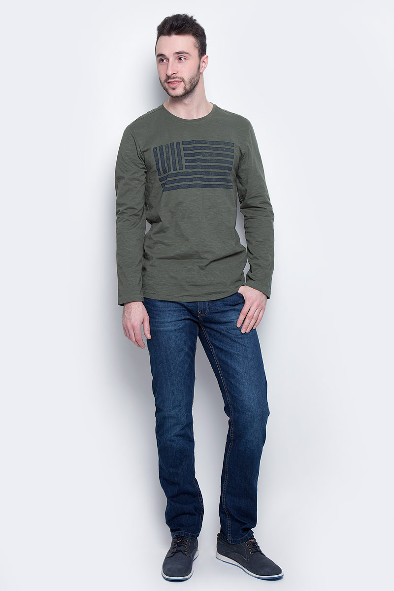 Джинсы мужские Tom Tailor Denim, цвет: темно-синий. 6205038.01.12_1053. Размер 30-34 (46-34)6205038.01.12_1053 Джинсы мужские Tom Tailor Denim, цвет: темно-синий. 6205038.01.12_1053. Размер 30-34 (46-34)6205038.01.12_1053Модные мужские джинсы Tom Tailor Denim выполнены из высококачественного 100% хлопка. Джинсы прямой модели имеют заниженную талию. Застегиваются на пуговицу в поясе и ширинку на молнии. Имеются шлевки для ремня. Спереди расположены два прорезных кармана и один небольшой накладной карман, а сзади - два накладных кармана.