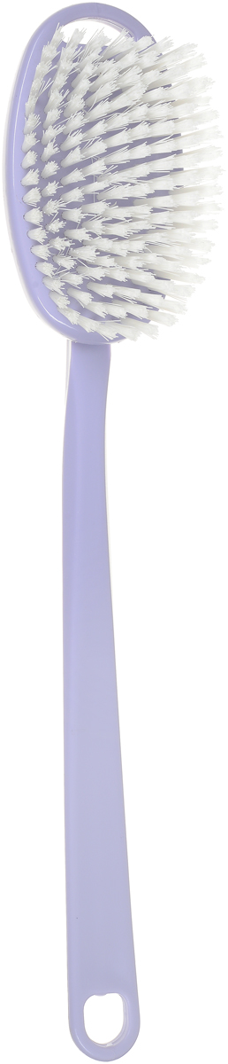Riffi Щетка массажная для тела, со съемной ручкой, цвет: светло-фиолетовый. 674