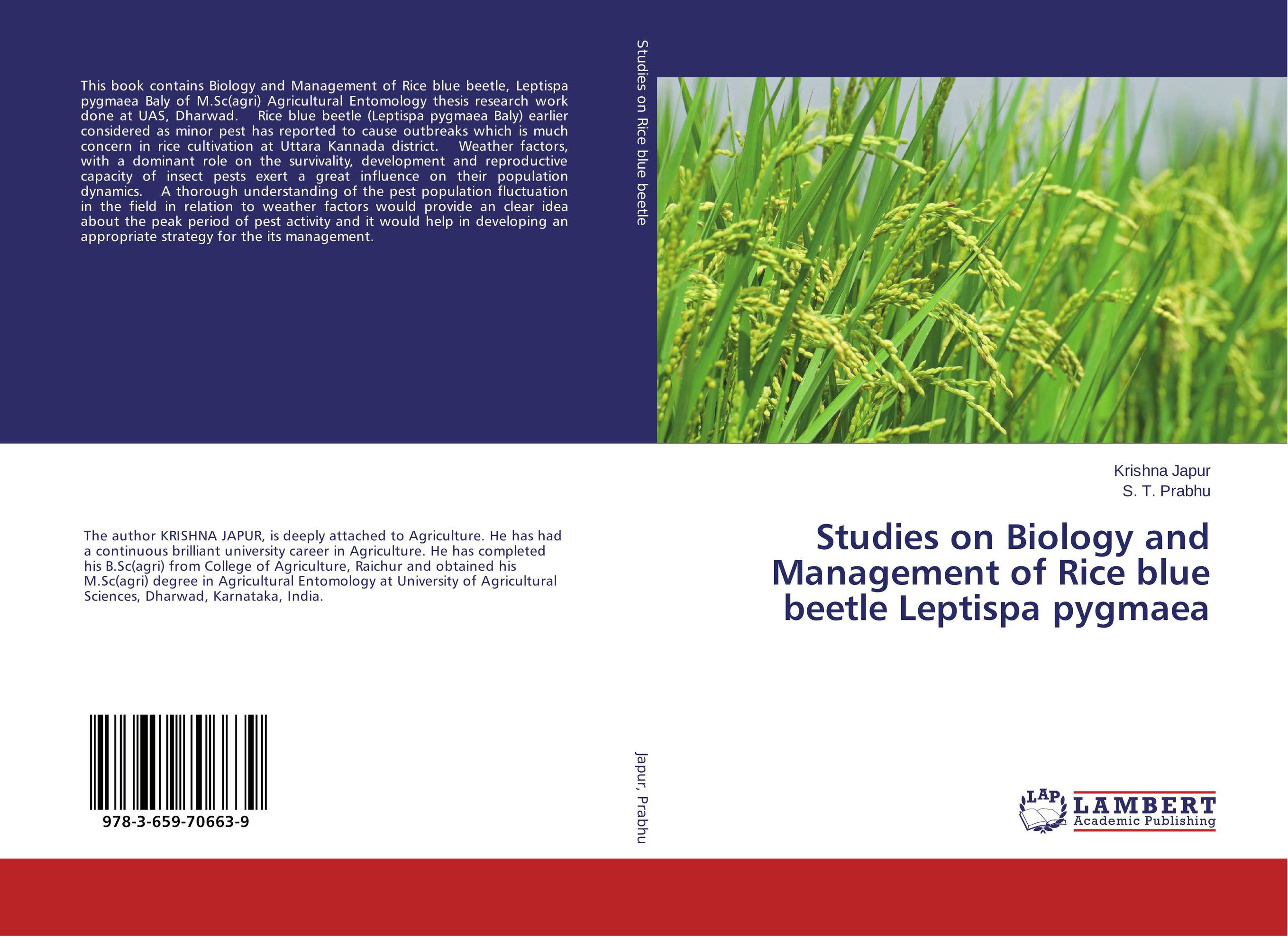 Agricultural entomology research topics