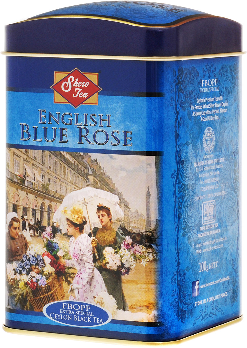 Shere Tea Английская голубая роза чай черный листовой, 100 г4791014010609 Shere Tea Английская голубая роза чай черный листовой, 100 г4791014010609Черный листовой чай Shere Tea Английская голубая роза быстро заваривается, имеет яркий, прозрачный и интенсивный настой. Вкус полный, терпкий, слегка вяжущий. Аромат чая полный, приятный, выражен достаточно ярко.Знак в виде Льва с 17 пятнышками на шкуре - это гарантия Бюро Цейлонского Чая на соответствие чая высокому стандарту качества, установленному Правительством и упакованному только в пределах Шри-Ланки.