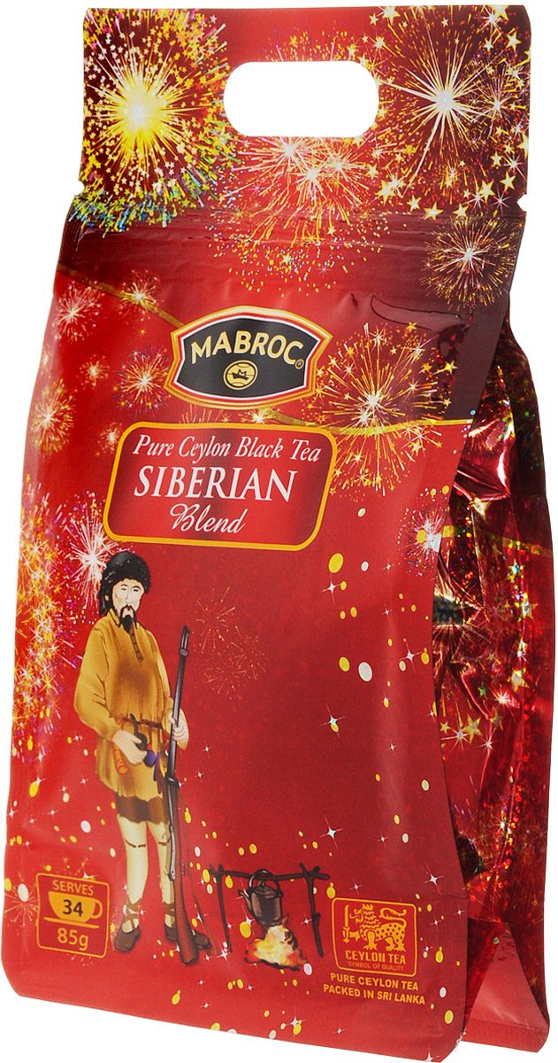 Mabroc Сибирская смесь чай черный листовой, 85 г4791029064321 Mabroc Сибирская смесь чай черный листовой, 85 г4791029064321Сибирская смесь Mabroc производится из особых скрученных листьев чая, выращенных в восточном районе Шри-Ланки. Как только чай заварен, лист приобретает яркий медный цвет, что указывает на высокое качество чая. Чай отличается высокой крепостью и пользуется особым спросом у любителей по настоящему крепких чаев. Знак в виде Льва с 17 пятнышками на шкуре - это гарантия Цейлонского Чайного Бюро на соответствие чая высокому стандарту качества, установленному Правительством и упакованному только в пределах Шри-Ланки.