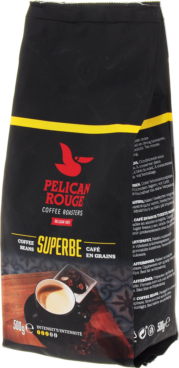 Pelican Rouge Superbe кофе в зернах, 500 г5410958119108 Pelican Rouge Superbe кофе в зернах, 500 г5410958119108Кофе Pelican Rouge Superbe - смесь лучших зерен Арабики и Робусты темной обжарки. Интенсивное сильное тело с легкой кислинкой и последующим сливочным послевкусием. Хорошо подходит для приготовления эспрессо, капучино и кофейных напитков с молоком.Первый сорт.
