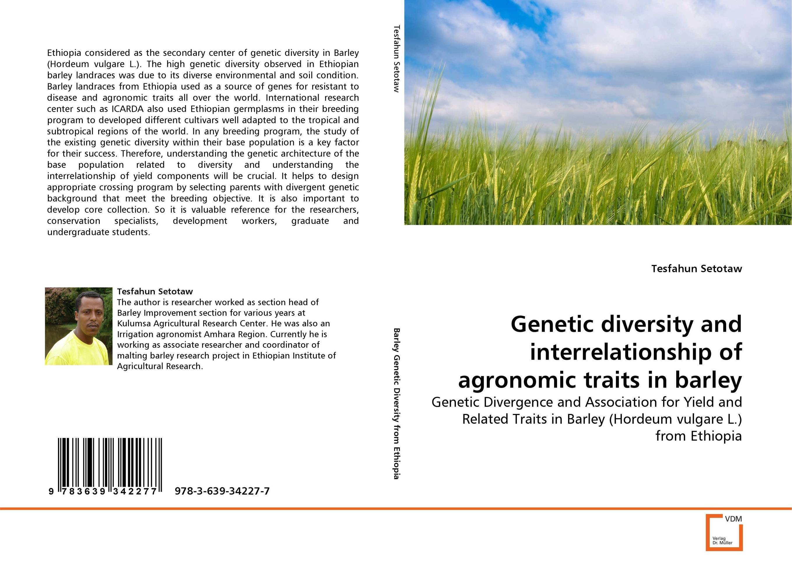 Genetic diversity and interrelationship of agronomic traits in barley genetic diversity in linseed