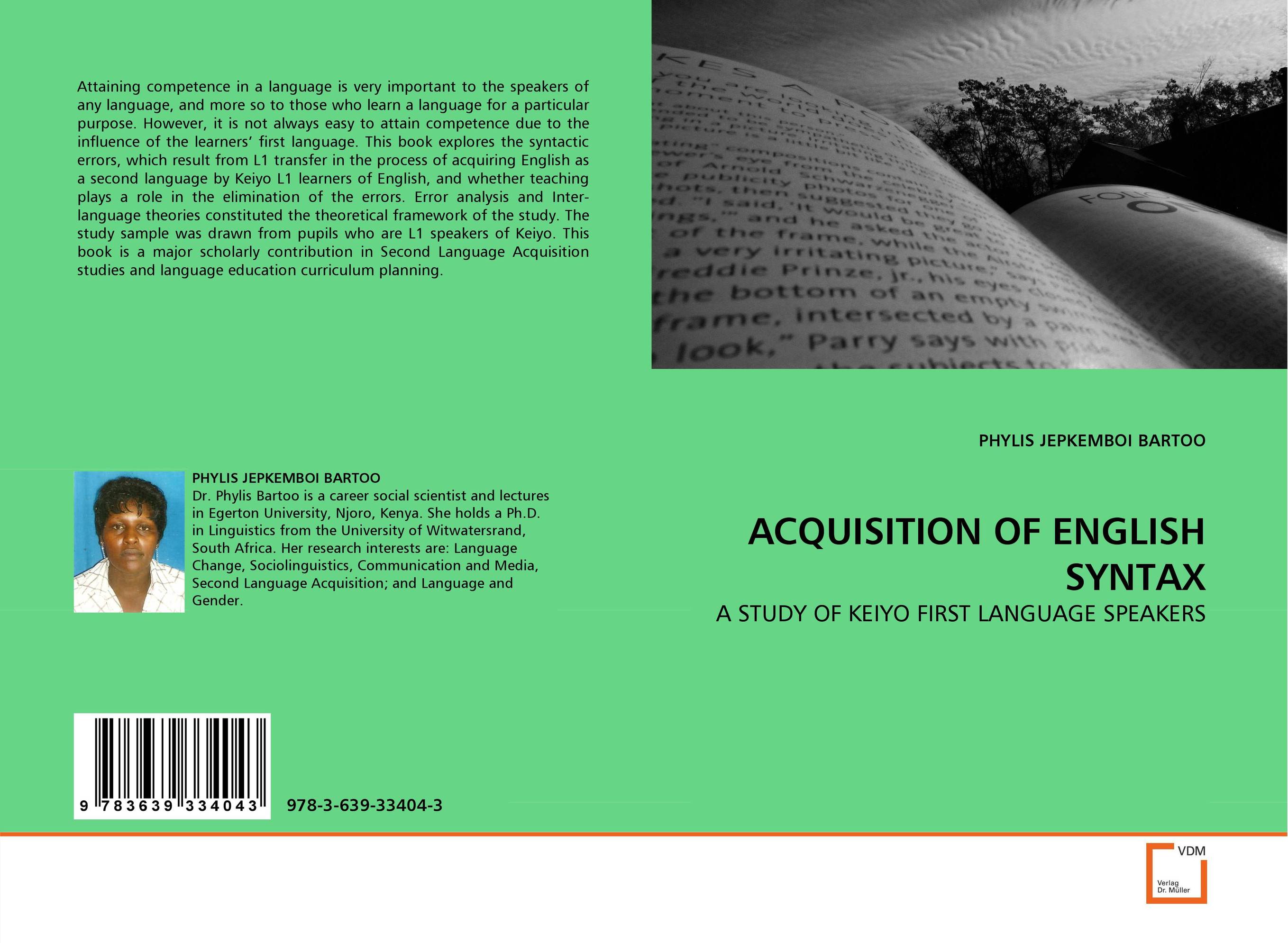 где купить ACQUISITION OF ENGLISH SYNTAX по лучшей цене