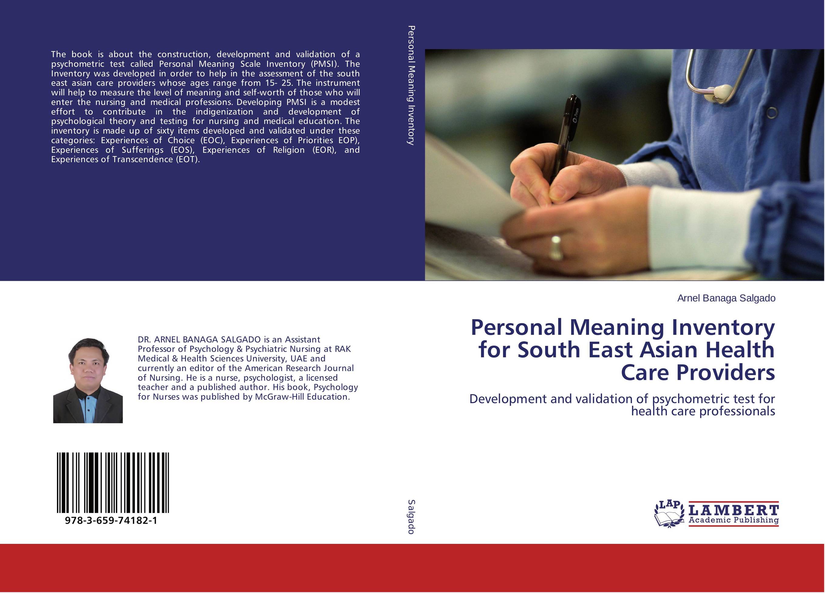 Personal Meaning Inventory for South East Asian Health Care Providers theory and principles of psychological test development