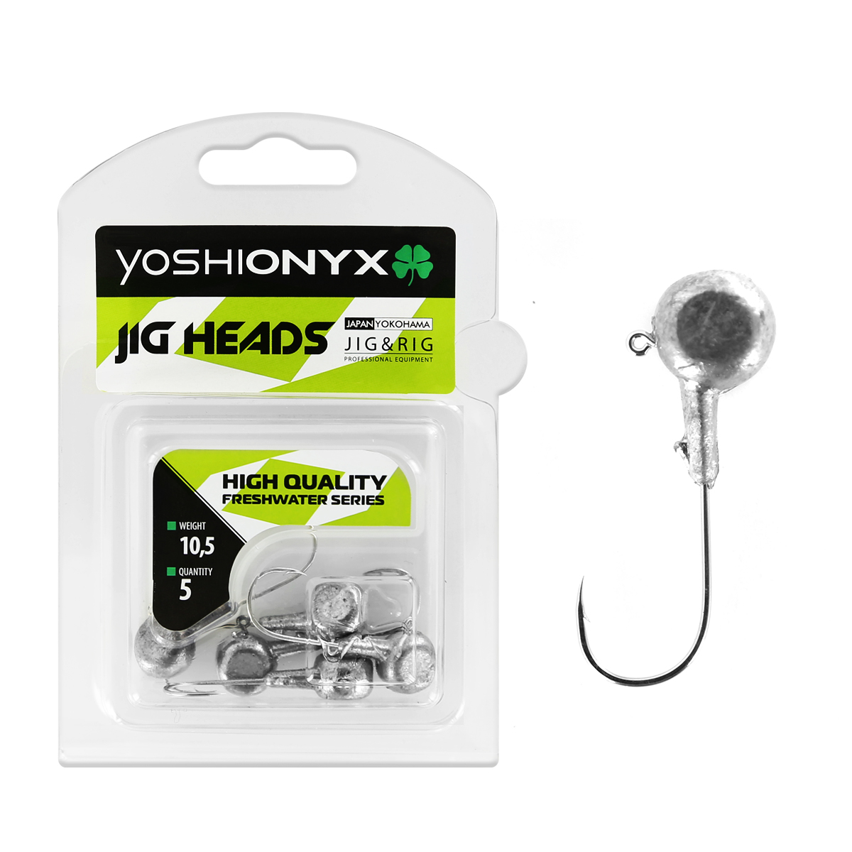 Джиг-головка Yoshi Onyx JIG Bros. Аспирин, крючок Gamakatsu, 10,5 г, 5 шт96526 Джиг-головка Yoshi Onyx JIG Bros. Аспирин, крючок Gamakatsu, 10,5 г, 5 шт96526Джиг-головки Yoshi Onyx JIG Bros. Аспирин предназначены для ловли хищной рыбы, с использованием самых разных вариантов проводок на мягкие приманки. Это может быть и ступенчатая проводка по дну, и волнообразная в толще воды, и даже обычная ровная проводка. Джиг-головки оснащены крючками Gamakatsu. Такие крючки прекрасно пробивает жесткую пасть крупного судака, щуки и сома.