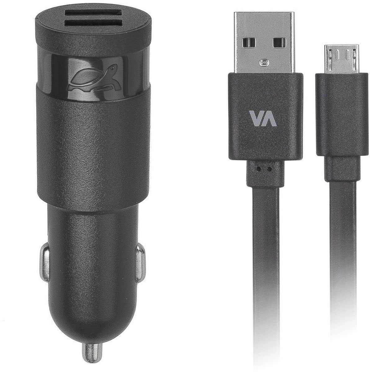 Rivapower VA4223 BD1, Black автомобильное зарядное устройствоVA4223 BD1 Rivapower VA4223 BD1, Black автомобильное зарядное устройствоVA4223 BD1Универсальное автомобильное зарядное устройство Rivapower VA4223 совместимо со всеми устройствами, использующими USB порт для зарядки своих аккумуляторов. Позволяет заряжать 2 устройства одновременно, занимая всего один автомобильный разъем электропитания. Высококачественные компоненты, встроенные фильтры, защита от скачков напряжения, защита от перегрузки, перегрева и короткого замыкания делают процесс зарядки быстрым, эффективным и безопасным. Корпус сделан из негорючего пластика, устойчивого к механическим повреждениям.Ультра компактные размеры зарядного устройства позволяют использовать его даже в автомобилях с ограниченным пространством вокруг автомобильного разъема электропитания. В комплект входит дата-кабель microUSB длиной 1 метр.