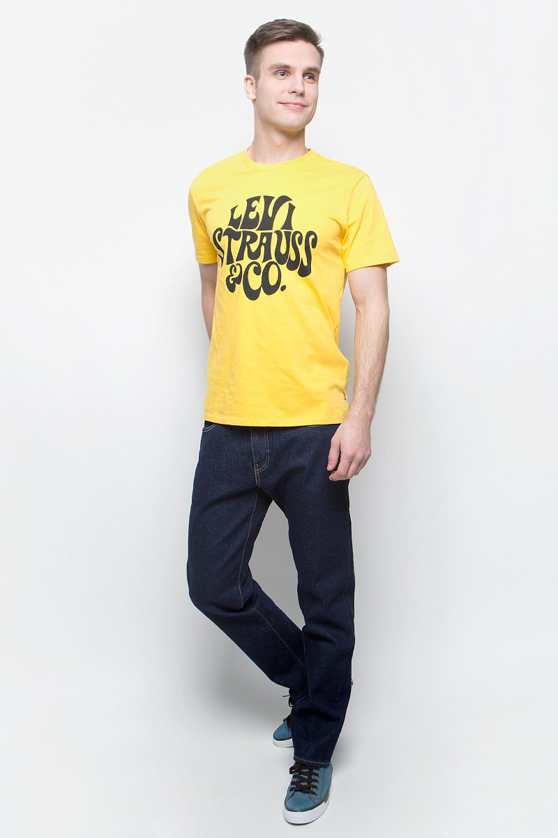 Джинсы мужские Levis® 502, цвет: темно-синий. 2950700200. Размер 33-32 (48/50-32)2950700200 Джинсы мужские Levis® 502, цвет: темно-синий. 2950700200. Размер 33-32 (48/50-32)2950700200Джинсы Levis, выполненные из хлопка с добавлением эластана, оформлены фирменными нашивками и контрастной прострочкой. Прямая модель со стандартной посадкой застегивается на пуговицу в поясе и ширинку на застежке-молнии. Джинсы оснащены втачными карманами спереди и накладными карманами сзади. На поясе расположены шлевки для ремня.