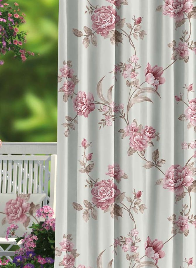 Штора Волшебная ночь Plum Rose, на ленте, цвет: розовый, белый, высота 270 см704535 Штора Волшебная ночь Plum Rose, на ленте, цвет: розовый, белый, высота 270 см704535Шторы коллекции Волшебная ночь - это готовое решение для интерьера, гарантирующее красоту, удобство и индивидуальный стиль! .Штора изготовлена из приятной на ощупь ткани габардин, которая плотно драпирует окно, но позволяет свету частично проникать внутрь.. Длина шторы регулируется с помощью клеевой паутинки (в комплекте). Изделие крепится на вшитую шторную ленту: на крючки или путем продевания на карниз.