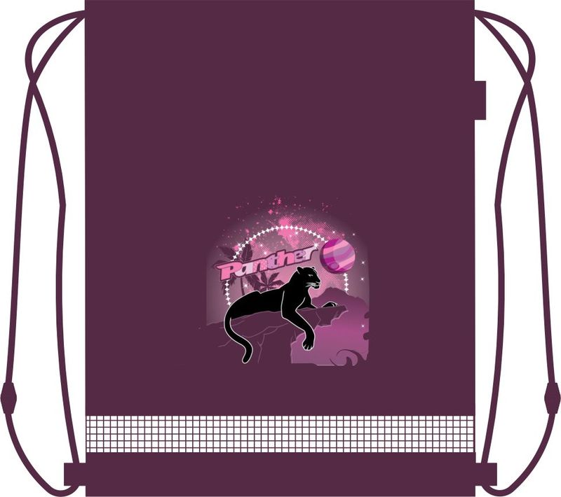 MagTaller Сумка для сменной обуви Panther31216-63 MagTaller Сумка для сменной обуви Panther31216-63Сумка для сменной обуви MagTaller Panther идеально подойдет как для хранения, так и для переноски сменной обуви и одежды. Сумка выполнена из высококачественного полиэстера и состоит из одного вместительного отделения, закрывающегося на затягивающийся шнурок. Шнурки фиксируются в нижней части сумки, благодаря чему ее можно носить за спиной, как рюкзак. br>Сумка оформлена красочным изображением пантеры на фоне пальм и звезд.С такой яркой сумкой носить сменную одежду и обувь будет легко и приятно!