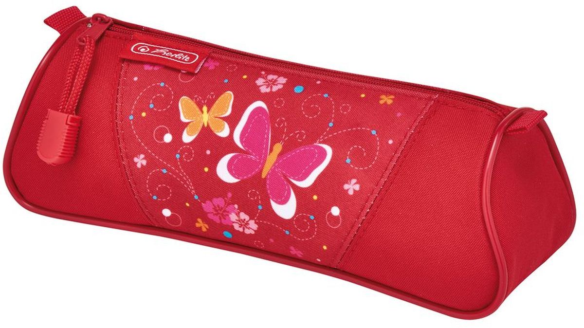 Herlitz Пенал-косметичка Triangular Butterfly50008612 Herlitz Пенал-косметичка Triangular Butterfly50008612Пенал-косметичка Herlitz Triangular Butterfly станет не только практичным, но и стильным школьным аксессуаром.Пенал выполнен из прочных материалов и закрывается на застежку-молнию. Состоит из одного вместительного отделения, в котором без труда поместятся канцелярские принадлежности.Такой пенал станет незаменимым помощником для школьника, с ним ручки и карандаши всегда будут под рукой и больше не потеряются.