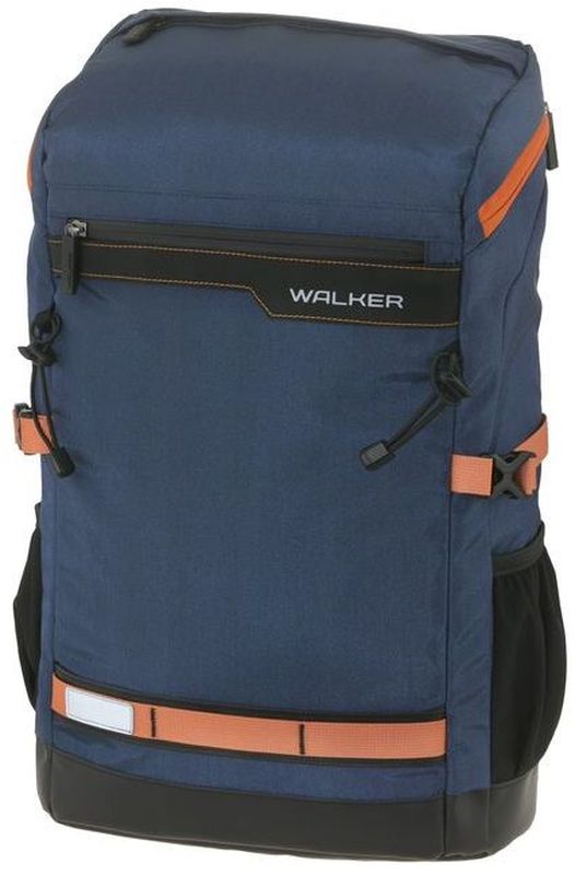 Walker Рюкзак школьный Ray Hype Blue42146/70 Walker Рюкзак школьный Ray Hype Blue42146/70Рюкзак Ray Hype Blue выполнен из прочного износостойкого материала высокого качества с влагоотталкивающей пропиткой и имеет объем 25 литров. Рюкзак оснащен разделители в главном отделении и отделением для ноутбука. Удобство носки обеспечивают эргономичные регулируемые лямки из вентилируемого материала, ортопедическая спинка, грудная стяжка, а светоотражающие элементы обезопасят на дороге в темное время суток. Рюкзак имеет один вместительный передний карман на молнии, карман на клапане, два боковых кармана на резиночке и удобную ручку для переноски сверху.