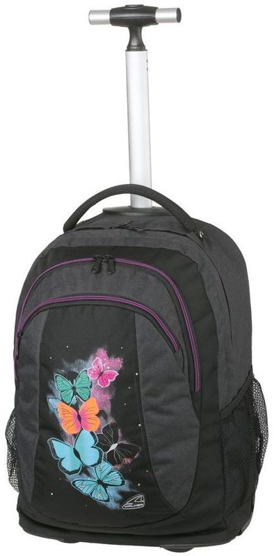 Walker Рюкзак школьный для девочки Trolley Spin Butterfly на колесиках