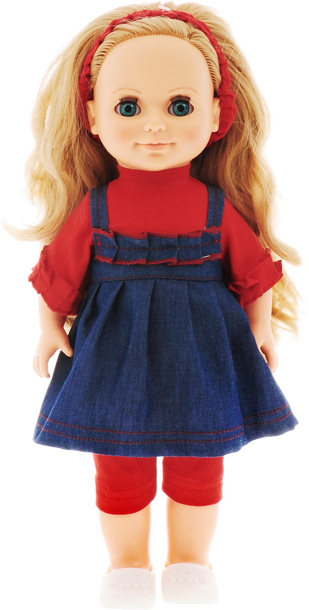 Весна Кукла озвученная Анна цвет наряда синий красный