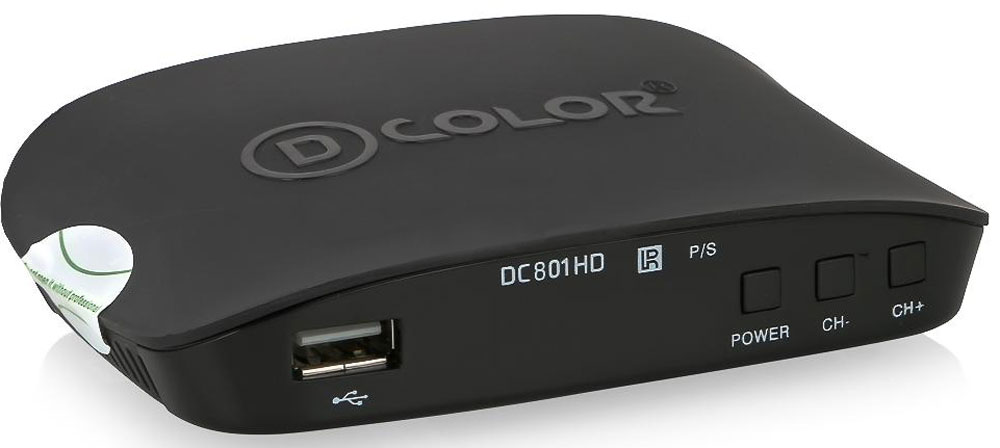 D-Color DC801HD DVB-T2 цифровой ТВ-тюнер