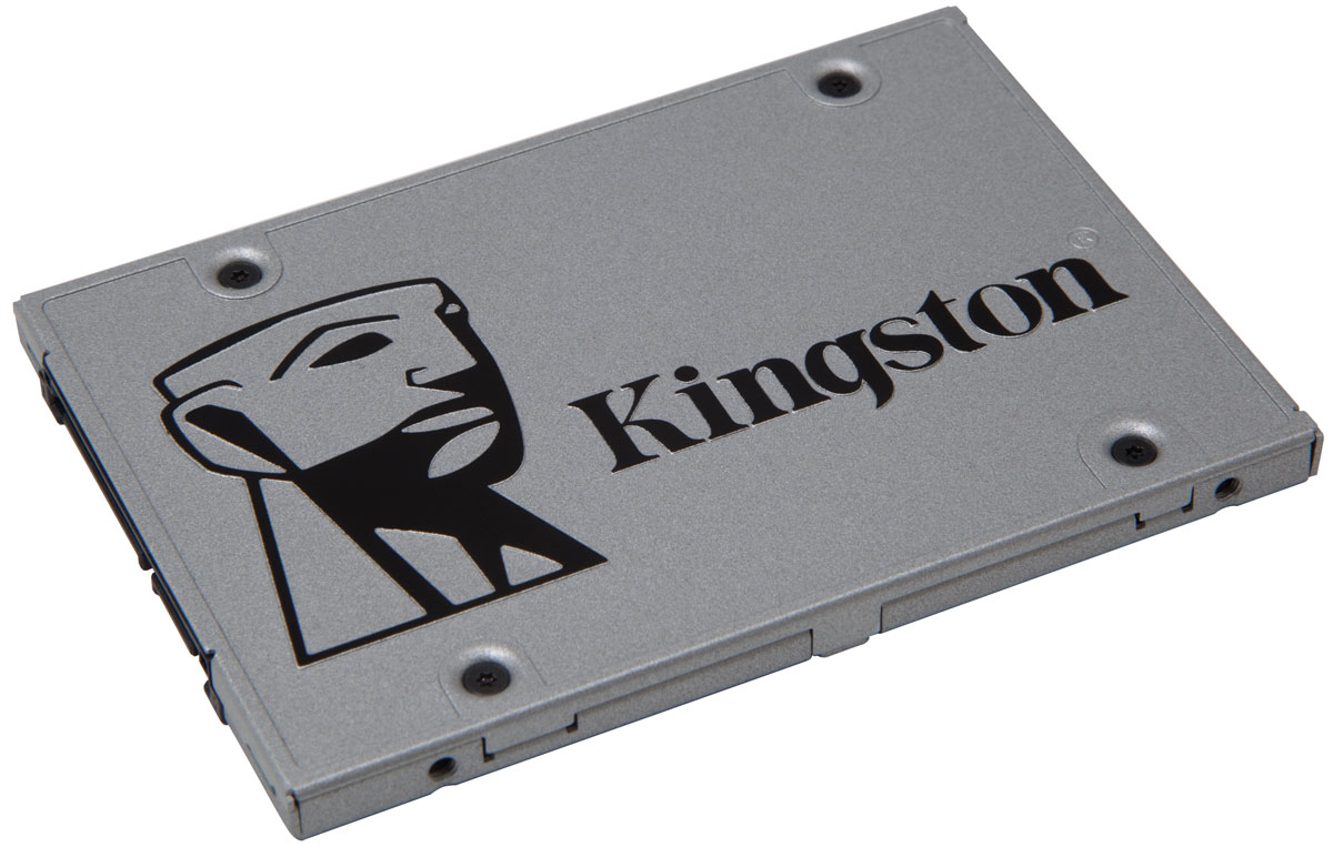Kingston UV400 960Gb SSD-накопитель с комплектом апгрейдаSUV400S3B7A/960G Kingston UV400 960Gb SSD-накопитель с комплектом апгрейдаSUV400S3B7A/960GSSD Kingston UV400 оснащен четырехканальным контроллером Marvell и обеспечивает потрясающую скорость работы и повышенную производительность по сравнению с механическими жесткими дисками. Он значительно повышает скорость работы вашего компьютера и в 10 раз быстрее, чем жесткий диск со скоростью 7200 об/мин.UV400 более надежен и долговечен, чем жесткий диск; он изготовлен с использованием флэш-памяти, поэтому он имеет ударопрочную конструкцию, устойчив к вибрациям и менее подвержен сбоям, чем механический жесткийдиск. Его надежность делает этот накопитель идеальным выбором для ноутбуков и других мобильных цифровых устройств. Для удобства установки UV400 поставляется со всем необходимым для установки SSD в вашу систему - корпус с USB-разъемом для передачи данных, адаптер 2-3,5 дюйма для монтажа в настольном компьютере, кабель передачи данных SATA и купон на загрузку ПО Acronis для переноса данных.UV400 предоставляет достаточно пространства для хранения всех ваших файлов, приложений, видео, фотографий и других важных документов. Он станет альтернативой жесткому диску.
