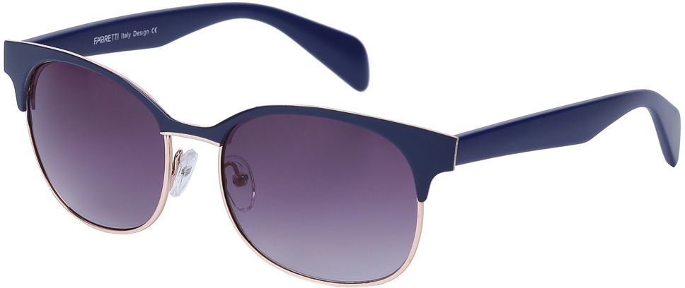 Очки солнцезащитные женские Fabretti, цвет: темно-синий, пурпурный. E278992-1G