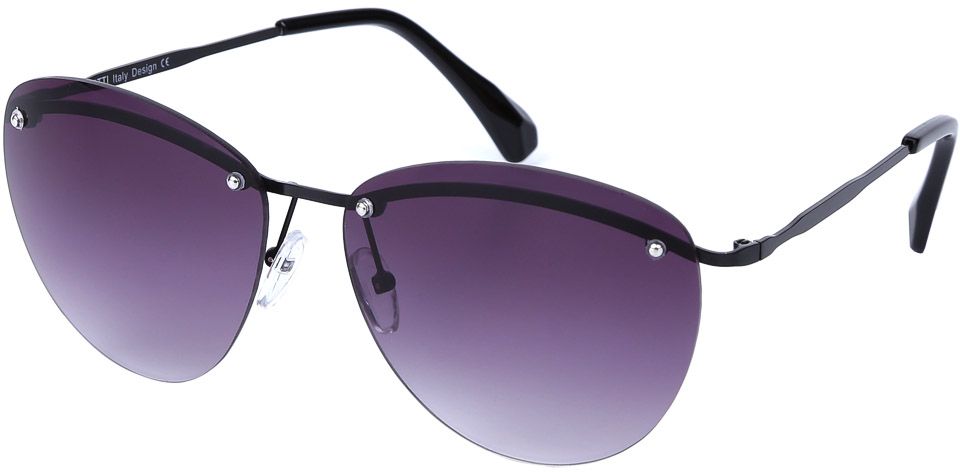 Очки солнцезащитные женские Fabretti, цвет: темно-серый, фиолетовый. E279016-2G