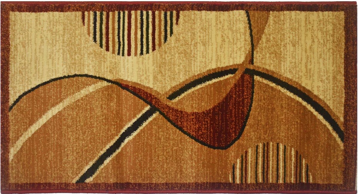 Ковер Kamalak Tekstil, 80 х 150 см. УК-0539УК-0539 Ковер Kamalak Tekstil, 80 х 150 см. УК-0539УК-0539Ковер Kamalak Tekstil изготовлен из прочного синтетического материала heat-set, улучшенного варианта полипропилена (эта нить получается в результате его дополнительной обработки). Полипропилен износостоек, нетоксичен, не впитывает влагу, не провоцирует аллергию. Структура волокна в полипропиленовых коврах гладкая, поэтому грязь не будет въедаться и скапливаться на ворсе. Практичный и износоустойчивый ворс не истирается и не накапливает статическое электричество. Ковер обладает хорошими показателями теплостойкости и шумоизоляции. Оригинальный рисунок позволит гармонично оформить интерьер комнаты, гостиной или прихожей. За счет невысокого ворса ковер легко чистить. При надлежащем уходе синтетический ковер прослужит долго, не утратив ни яркости узора, ни блеска ворса, ни упругости. Самый простой способ избавить изделие от грязи - пропылесосить его с обеих сторон (лицевой и изнаночной). Влажная уборка с применением шампуней и моющих средств не противопоказана. Хранить рекомендуется в свернутом рулоном виде.