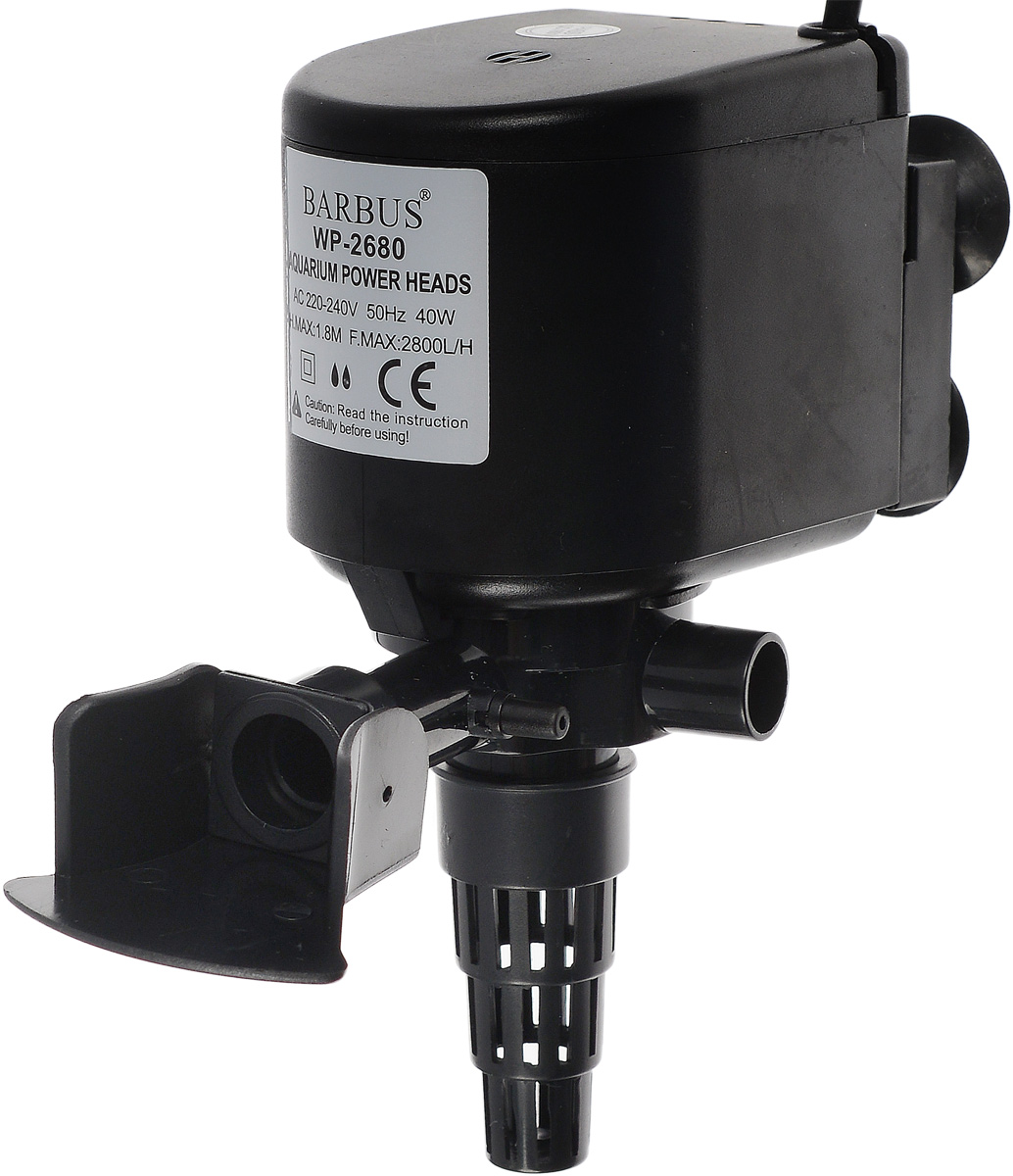 Помпа для аквариума Barbus PUMP 006, водяная, 2800 л/ч, 40 ВтPUMP 006 Помпа для аквариума Barbus PUMP 006, водяная, 2800 л/ч, 40 ВтPUMP 006Водяная помпаBarbus PUMP 006 - это насос, который предназначен для подачи воды в аквариуме, подходит для пресной и соленой воды. Механическая фильтрация происходит за счет губки, которая поглощает грязь и очищает воду. Имеет дополнительную насадку с возможностью аэрации воды. Только для полного погружения в воду. Потребляемая мощность: 40 Вт. Напряжение: 220-240 В. Частота: 50/60 Гц. Производительность: 2800 л/ч.Максимальная высота подъема: 1,8 м. Уважаемые клиенты!Обращаем ваше внимание на возможные изменения в цвете некоторых деталей товара. Поставка осуществляется в зависимости от наличия на складе.