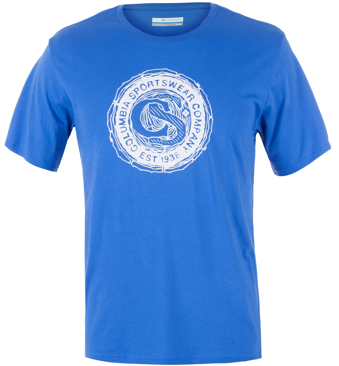 Футболка мужская Columbia Carved Ridge SS T-shirt, цвет: синий. 1713461-426. Размер S (44/46)1713461-426 Футболка мужская Columbia Carved Ridge SS T-shirt, цвет: синий. 1713461-426. Размер S (44/46)1713461-426Футболка Columbia - оптимальный вариант для активного отдыха и повседневного использования. Модель выполнена из хлопка, что обеспечивает максимально комфортные ощущения во время использования. Крупный принт на груди придает изделию оригинальность.