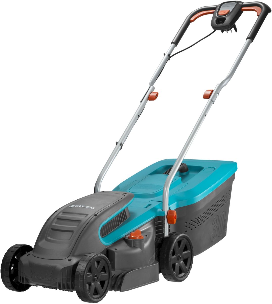 Газонокосилка Gardena PowerMax 1200/32, электрическая05032-20.000.00 Газонокосилка Gardena PowerMax 1200/32, электрическая05032-20.000.00Мощная и удобная газонокосилка Gardena PowerMax 1200/32 - необычайно мощный двигатель с большим крутящим моментом, превосходное качество кошения и оптимизированный сбор травы. Для легкого кошения любого типа газона, подходит даже для высокой или мокрой травы. Особая легкость газонокосилки значительно облегчает работу. Травосборник легко снимается и одевается, легко опустошается. Колеса выполнены из мягкого пластика со специальными протекторами для устойчивости и гладкой езды. Центральная регулировка высоты кошения по 5-спутенчатой шкале. Эргономично выполненный выключатель с кнопкой запуска и фиксатор кабеля для надежной эксплуатации. Центральная ручка для легкой транспортировки косилки.