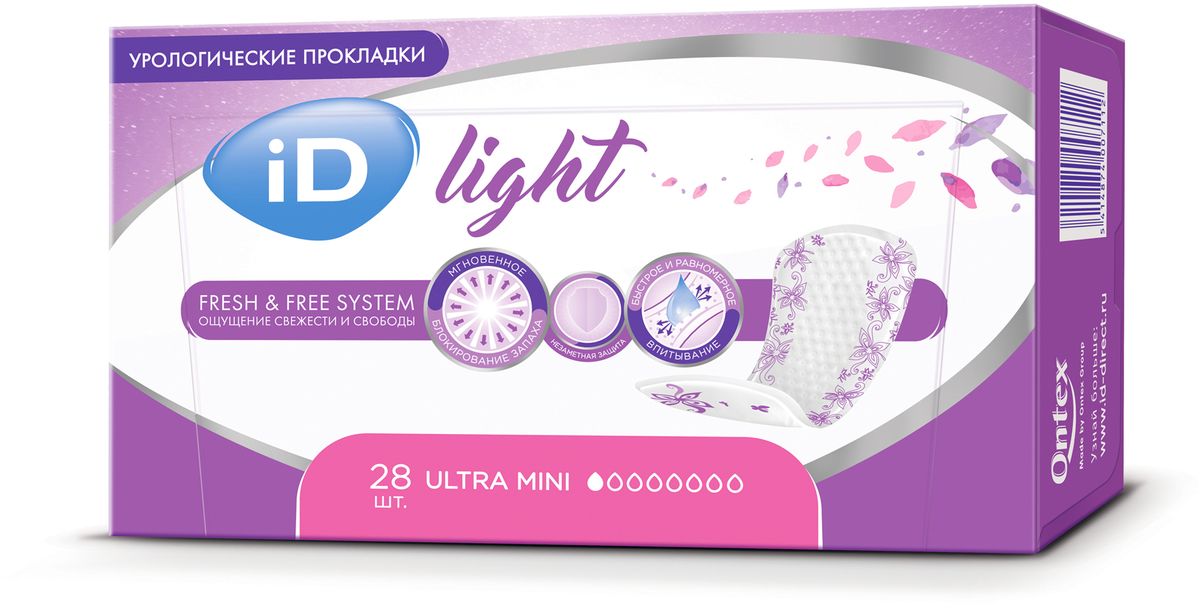 iD Урологичеcкие прокладки Light Ultra Mini 28 шт