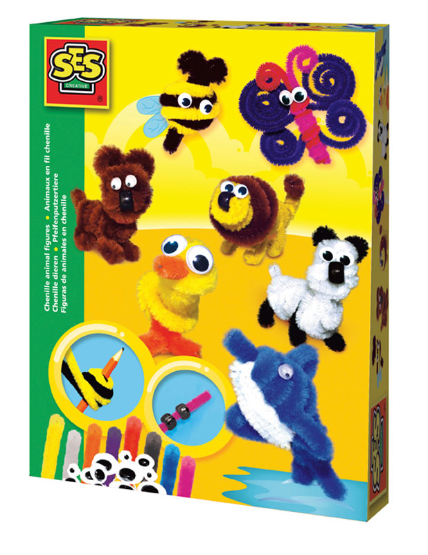 SES Creative Набор изготовления игрушек Сделай фигурки животных из шенила