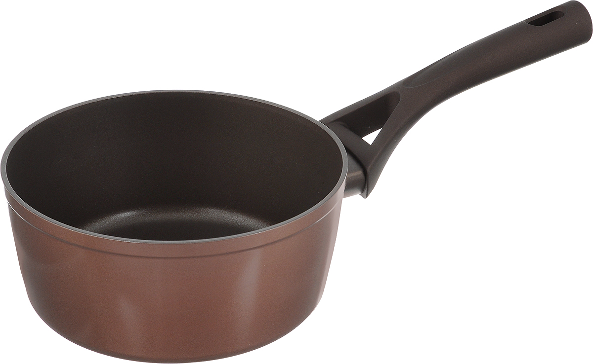 Ковш Pyrex Gusto+, с антипригарным покрытием. Диаметр 18 смGP18BP9/6144 Ковш Pyrex Gusto+, с антипригарным покрытием. Диаметр 18 смGP18BP9/6144Ковш Pyrex Gusto+ изготовлен из высококачественного алюминия с антипригарным покрытием. В посуде с таким покрытием можно готовить пищу с добавлением малого количества масла или без него - пища не пригорит и не прилипнет к стенкам. Покрытие обладает высокой прочностью и длительным сроком эксплуатации, а также является абсолютно безопасным, так как не содержит PFOA, свинца и кадмия. Ковш снабжен удобной пластиковой ручкой с покрытием Soft-Touch, которая обеспечивает надежный хват и удобство во время приготовления пищи. Ковш подходит для газовых, электрических, стеклокерамических, галогенных, индукционных плит. Можно мыть в посудомоечной машине. Высота стенки: 8,5 см. Длина ручки: 18,5 см.