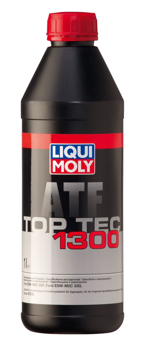 Масло трансмиссионное Liqui Moly Top Tec ATF 1300, минеральное, 1 л3691 Масло трансмиссионное Liqui Moly Top Tec ATF 1300, минеральное, 1 л3691Масло трансмиссионное Liqui Moly Top Tec ATF 1300 отвечает требованиям трансмиссий и гидроусилителей рулевого управления как автомобилей Ford и Volvo предыдущих поколений, так и некоторых агрегатов современной сельскохозяйственной техники. Специальная минеральная жидкость для автоматических и механических трансмиссий легковых автомобилей, а также различных узлов специальной техники. Обеспечивает отличную защиту от износа и оптимальную антикоррозионную защиту. В жидкости Top Tec ATF 1300 используются отборные минеральные базовые масла, отличающиеся высокой стабильностью и хорошими низкотемпературными свойствами. Жидкость содержит специальный пакет присадок, обеспечивающий отличную совместимость с материалами фрикционов. Особенности: - Обеспечивает высокую температурную стабильность- Гарантирует минимальный износ- Отлично защищает от коррозииДопуск: -Ford: ESW-M2C33F/ESW-M2C33GСоответствие: -Volvo: 97330