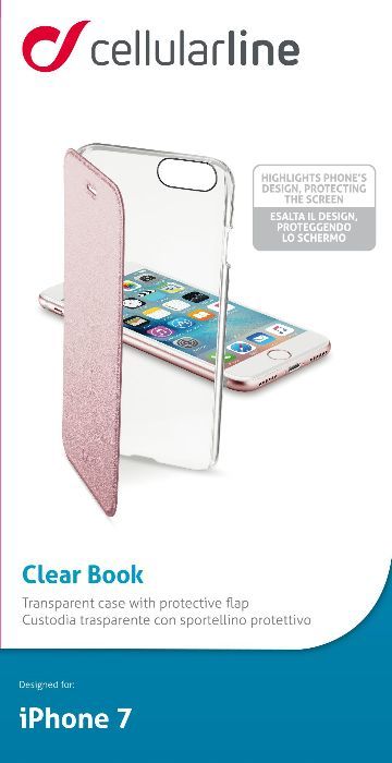 Cellular Line Book чехол для iPhone 7/8, PinkCLEARBOOKIPH747P Cellular Line Book чехол для iPhone 7/8, PinkCLEARBOOKIPH747PЧехол-книжка Cellular Line Book для iPhone 7 защитит ваш смартфон от пыли, грязи, царапин, оставив при этом свободный доступ ко всем разъемам устройства. Также имеется возможность использования чехла в виде настольной подставки. Чехол Cellular Line Book - это стильная и элегантная деталь вашего образа, которая всегда обращает на себя внимание среди множества вещей.