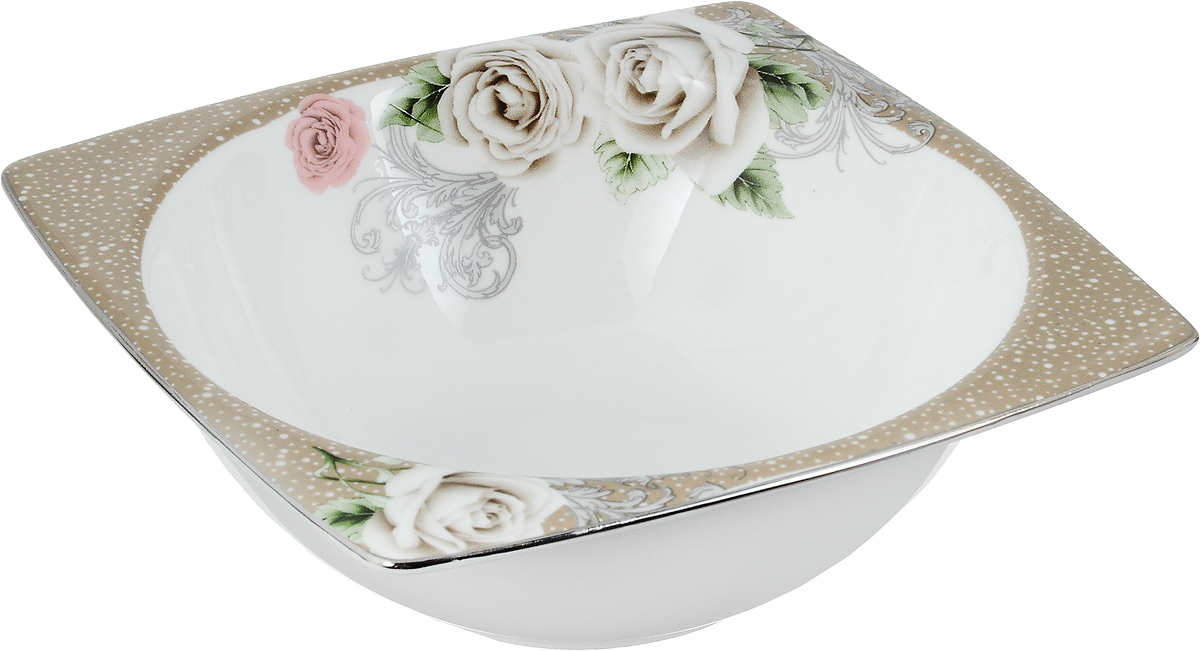 Салатник Florance, 14 х 14 смPR7992 Салатник Florance, 14 х 14 смPR7992Салатник Florance, изготовленный из высококачественного фарфора с глазурованным покрытием, прекрасно подойдет для подачи различных блюд: закусок, салатов или фруктов. Такой салатник украсит ваш праздничный или обеденный стол.Можно мыть в посудомоечной машине и использовать в микроволновой печи.Размер салатника (по верхнему краю): 14 х 14 см.Высота стенки: 5 см.