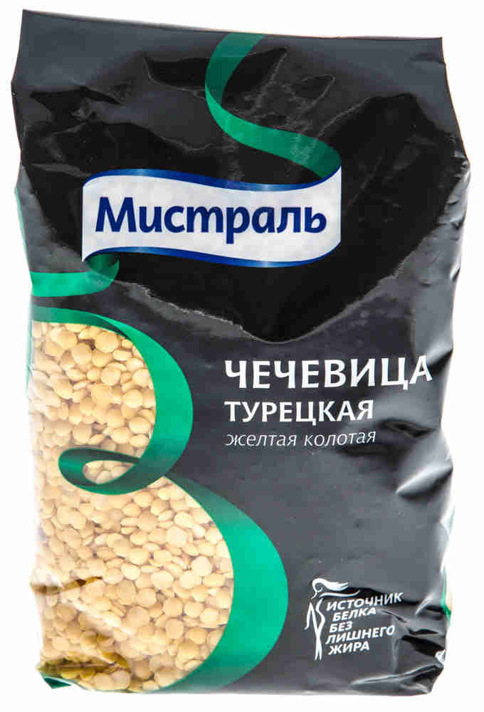 Мистраль Чечевица желтая колотая Турецкая, 450 г12293 Мистраль Чечевица желтая колотая Турецкая, 450 г12293Чечевица Турецкая не требует замачивания. Варится на слабом огне 10-15 минут.Турецкая чечевица идеальна для супов и пюре. При варке желтая чечевица быстро разваривается.Благодаря высокому содержанию белка чечевица считается отличной альтернативой мясу. Чечевица - основа традиционных азиатских и модных европейских блюд.