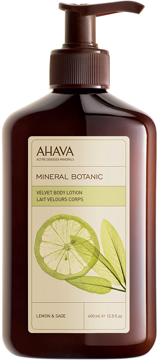 Ahava Mineral Botanic Бархатистый крем для тела лимон и шалфей 400 мл