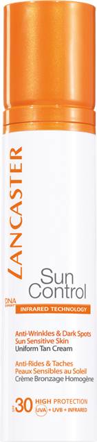 Lancaster Sun Control Крем ровный загар для лица против морщин и пигментных пятен фактор защиты spf 30