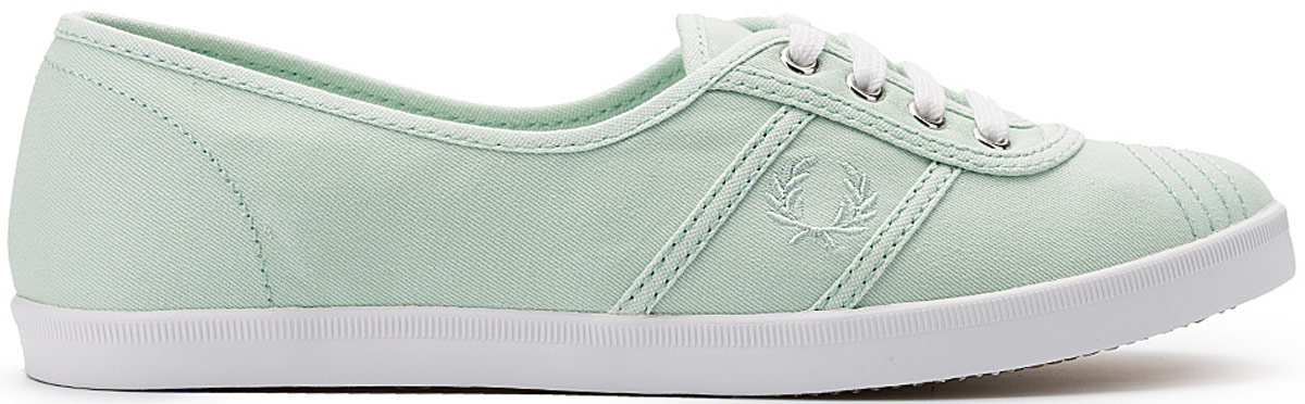 Балетки Fred Perry Aubrey Twill, цвет: мятный. B8256W-D80. Размер 5 (37)B8256W-D80 Балетки Fred Perry Aubrey Twill, цвет: мятный. B8256W-D80. Размер 5 (37)B8256W-D80Стильные балетки Aubrey Twill от Fred Perry выполнены из канваса. Подкладка и стелька из текстиля комфортны при движении. Шнуровка надежно зафиксирует модель на ноге. Подошва дополнена рифлением.