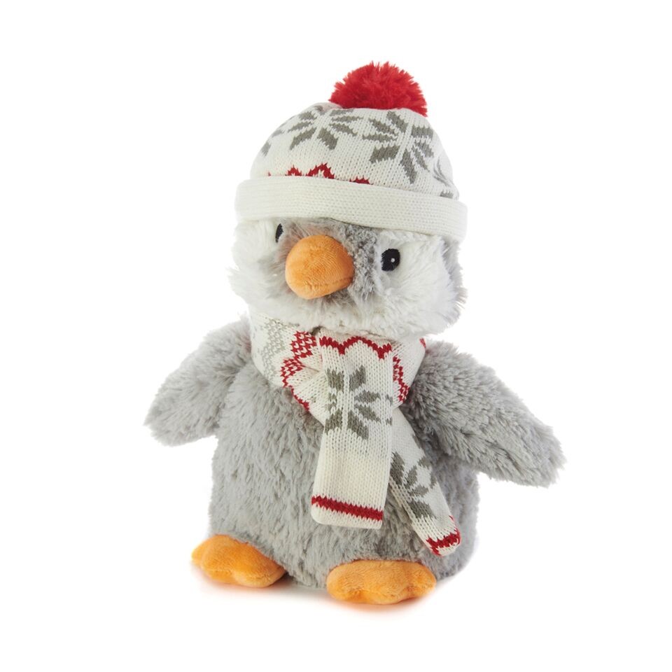 Warmies Мягкая игрушка-грелка Пингвин в шапочке