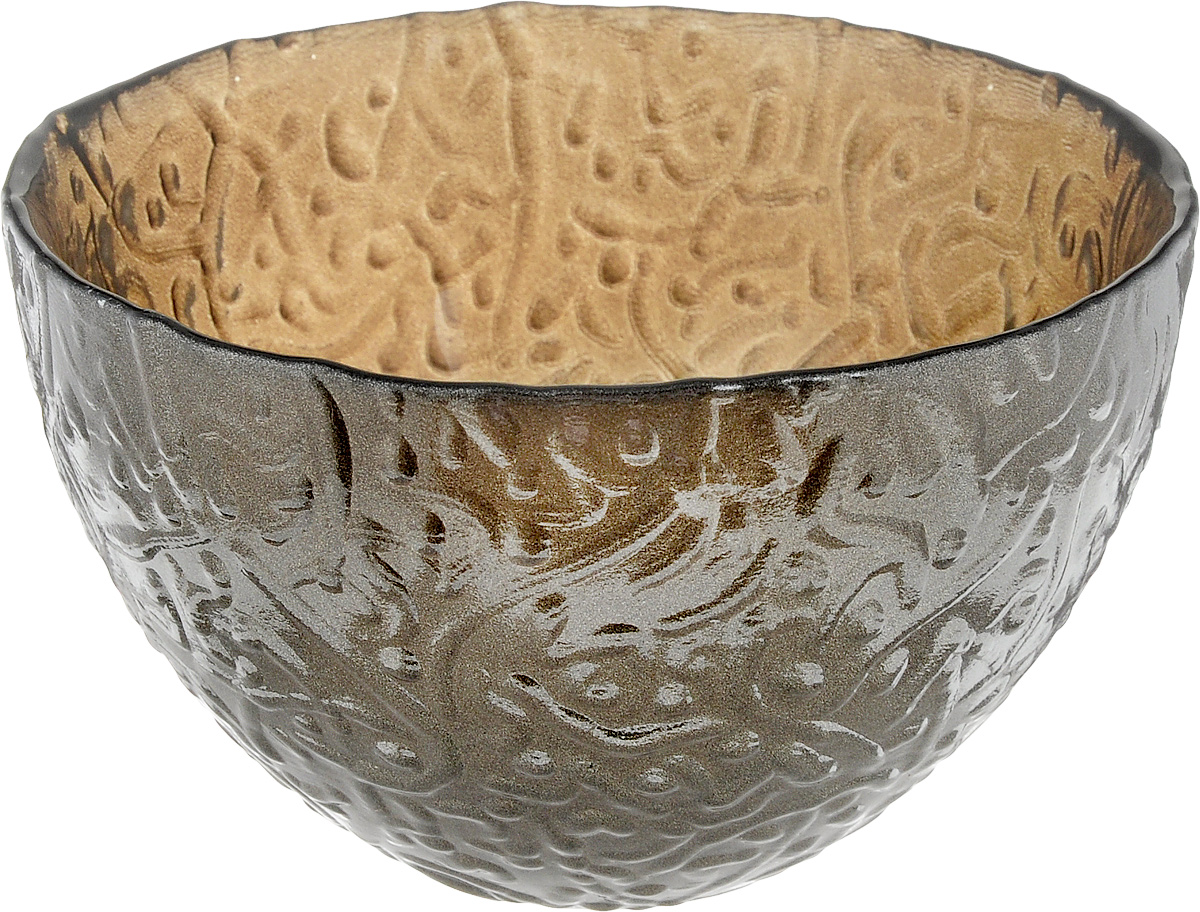Салатник NiNaGlass Ажур, цвет: серо-золотой, диаметр 12 см83-040-ф120_серо-золотой Салатник NiNaGlass Ажур, цвет: серо-золотой, диаметр 12 см83-040-ф120_серо-золотойСалатник NiNaGlass Ажур выполнен извысококачественного стекла и имеет рельефную поверхность. Он прекрасно впишется в интерьервашей кухни и станет достойным дополнением ккухонному инвентарю. Не рекомендуется использовать вмикроволновой печи и мыть в посудомоечноймашине.